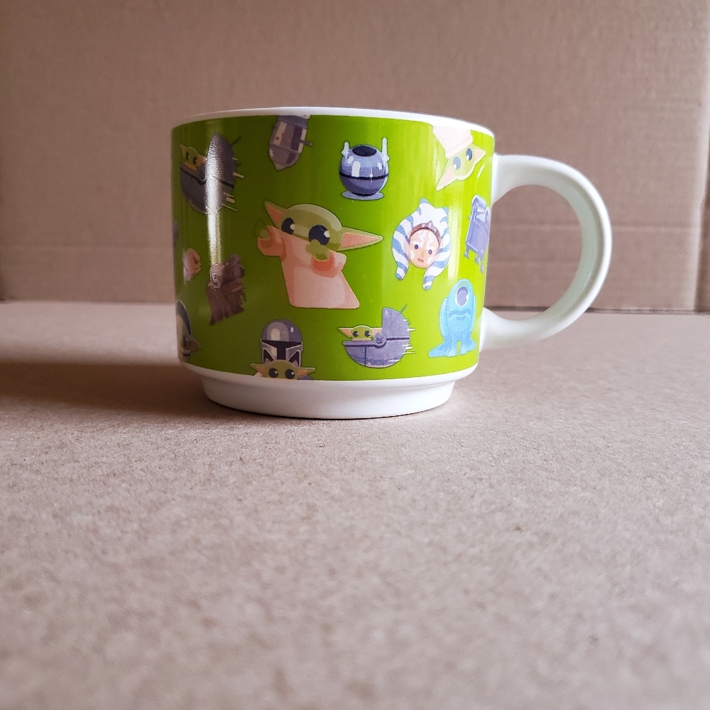 StarWars Mandalorian Grogu Baby Yoda Galerie Coffee Tea Mug cup 8 oz